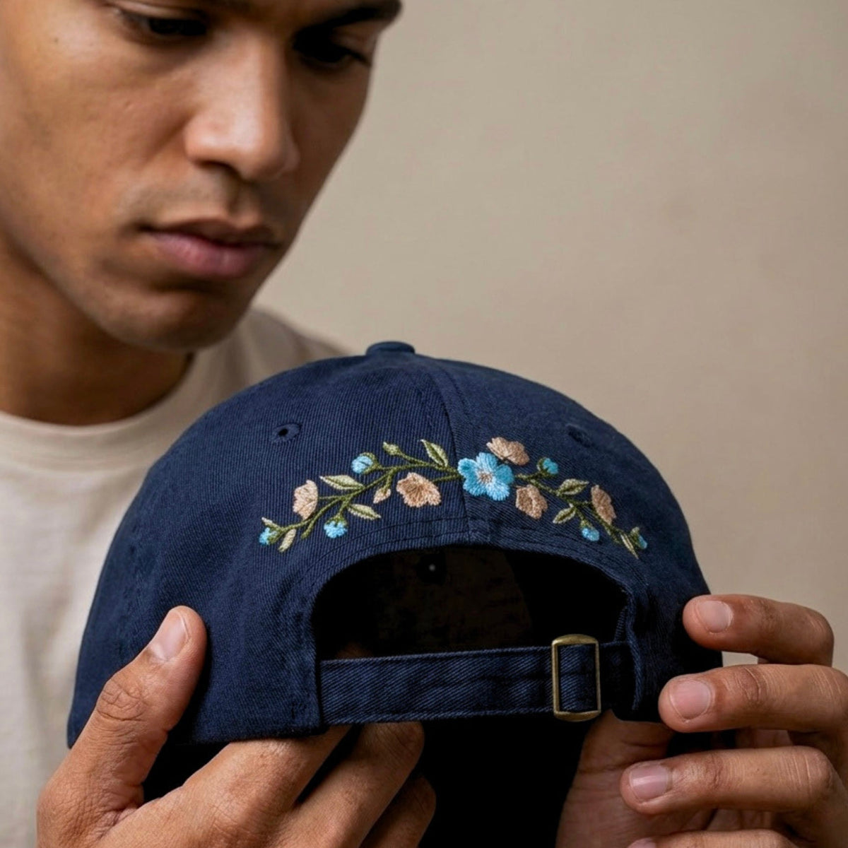 Casquette baseball bleu marine