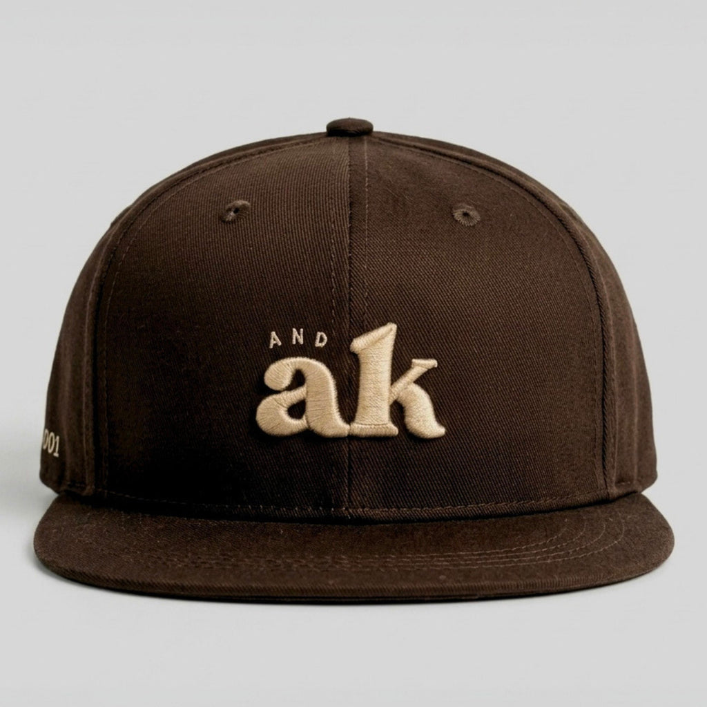 Casquette snapback marron