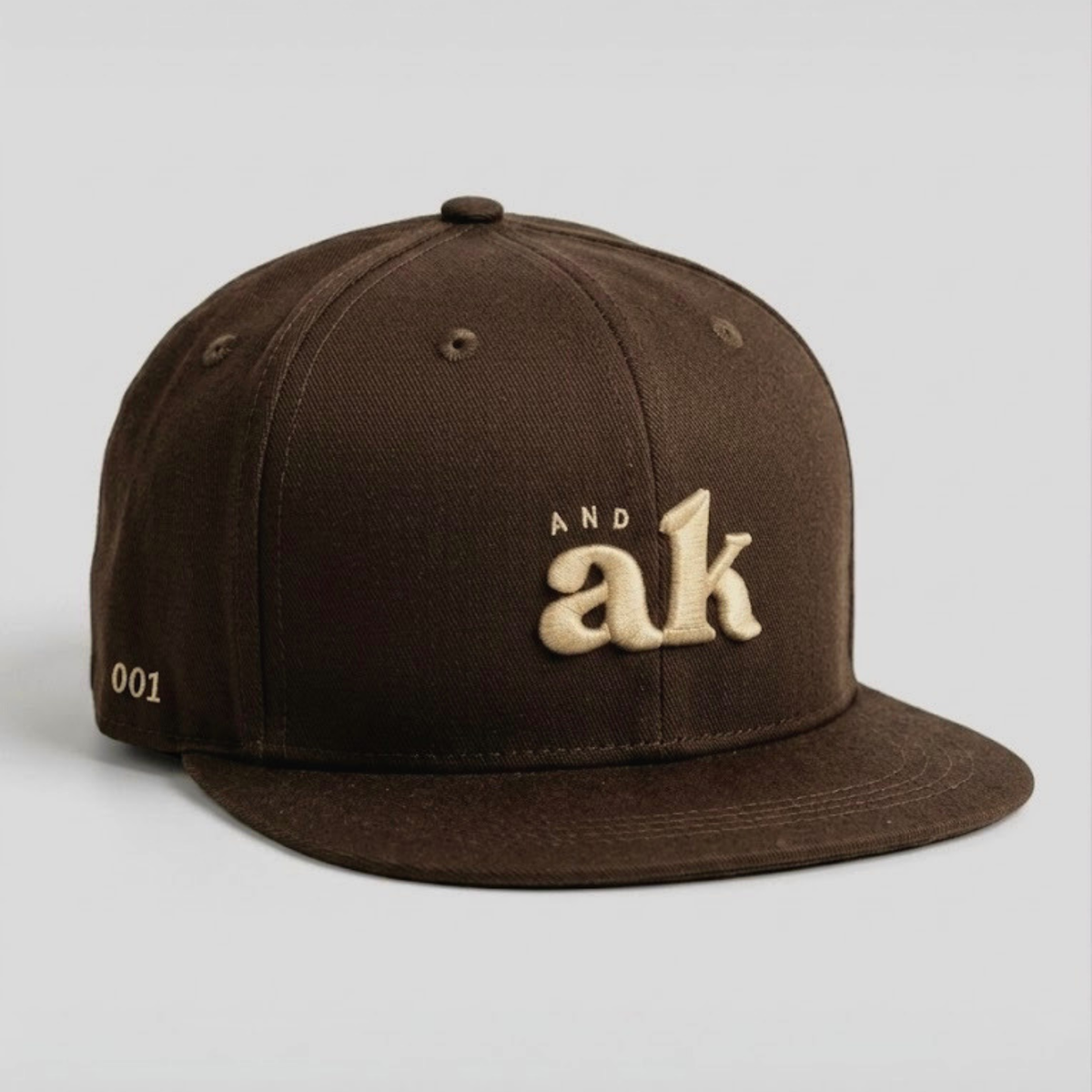 Casquette snapback marron