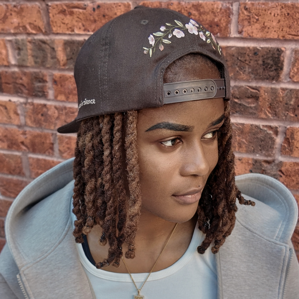 Casquette snapback marron
